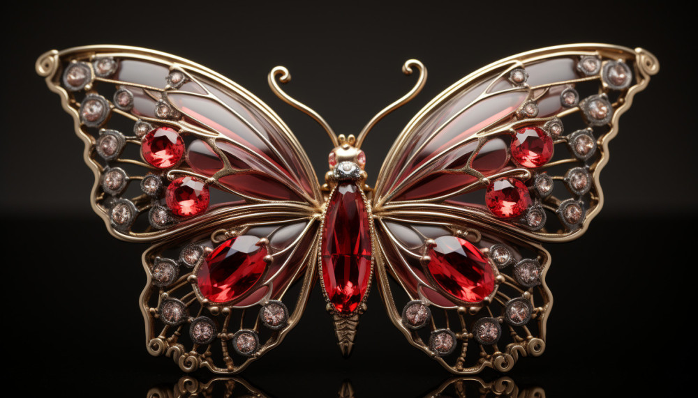 Exploration de la symbolique des papillons dans la bijouterie avec des pierres naturelles
